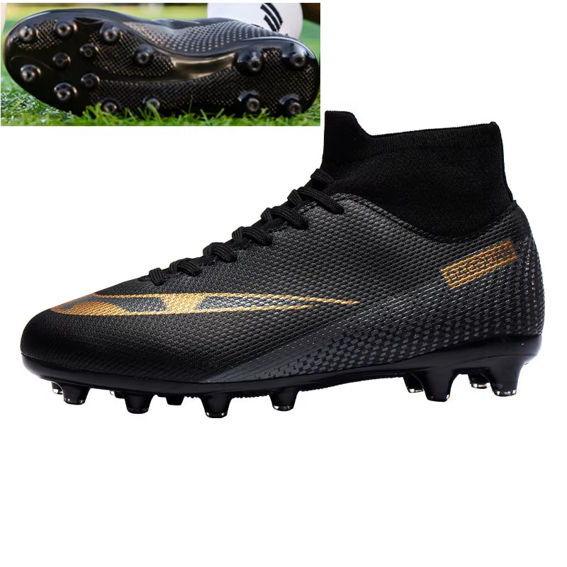 Size 35-45 Soccer Shoes AG/TF Football Boots Kids Boy Girl Ultralight Soccer Cleats Sneakers Botas De Futbol