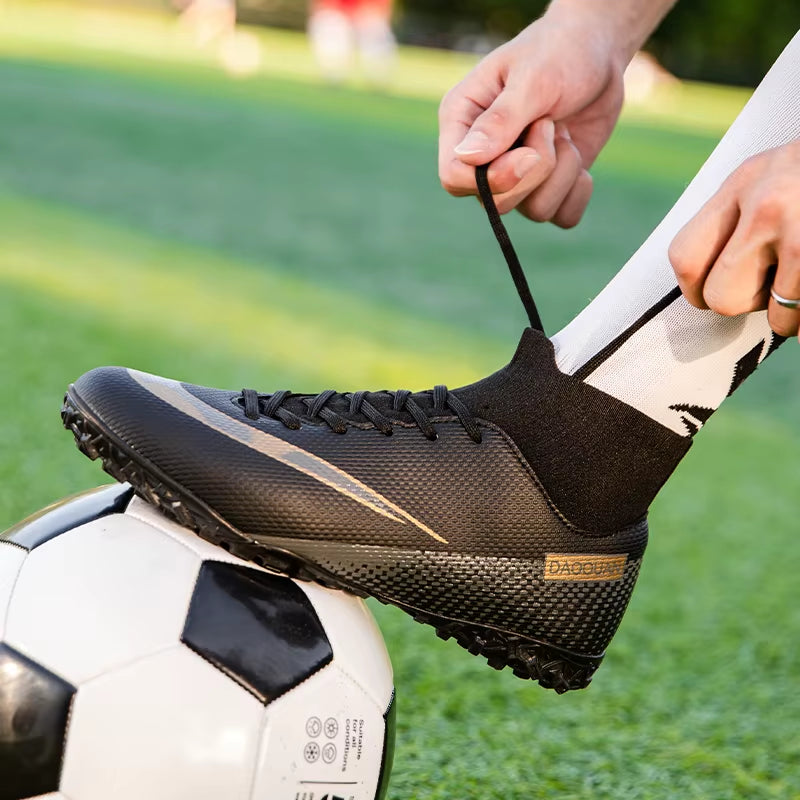 Size 35-45 Soccer Shoes AG/TF Football Boots Kids Boy Girl Ultralight Soccer Cleats Sneakers Botas De Futbol