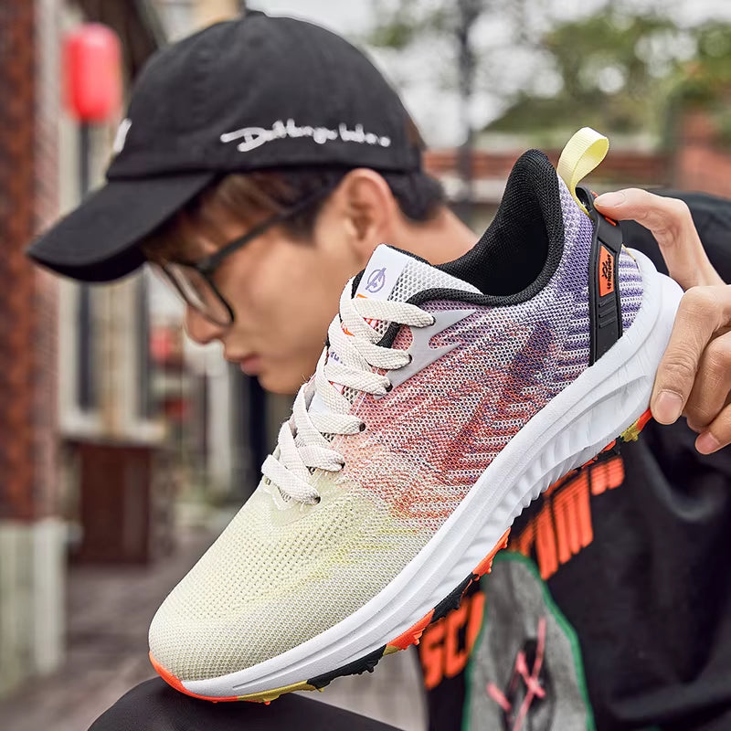 2023 Summer Men'S and Women'S Lightweight Luxury Golf Sports Shoes Outdoor Fitness Jogging Shoes Men'S anti Slip Sports Shoes