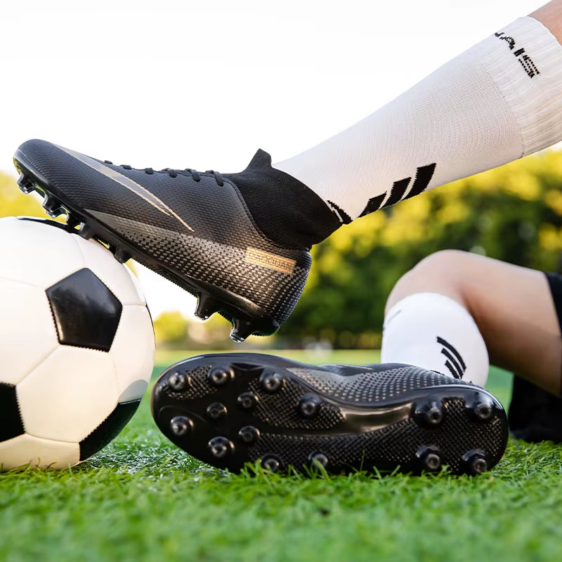 Size 35-45 Soccer Shoes AG/TF Football Boots Kids Boy Girl Ultralight Soccer Cleats Sneakers Botas De Futbol