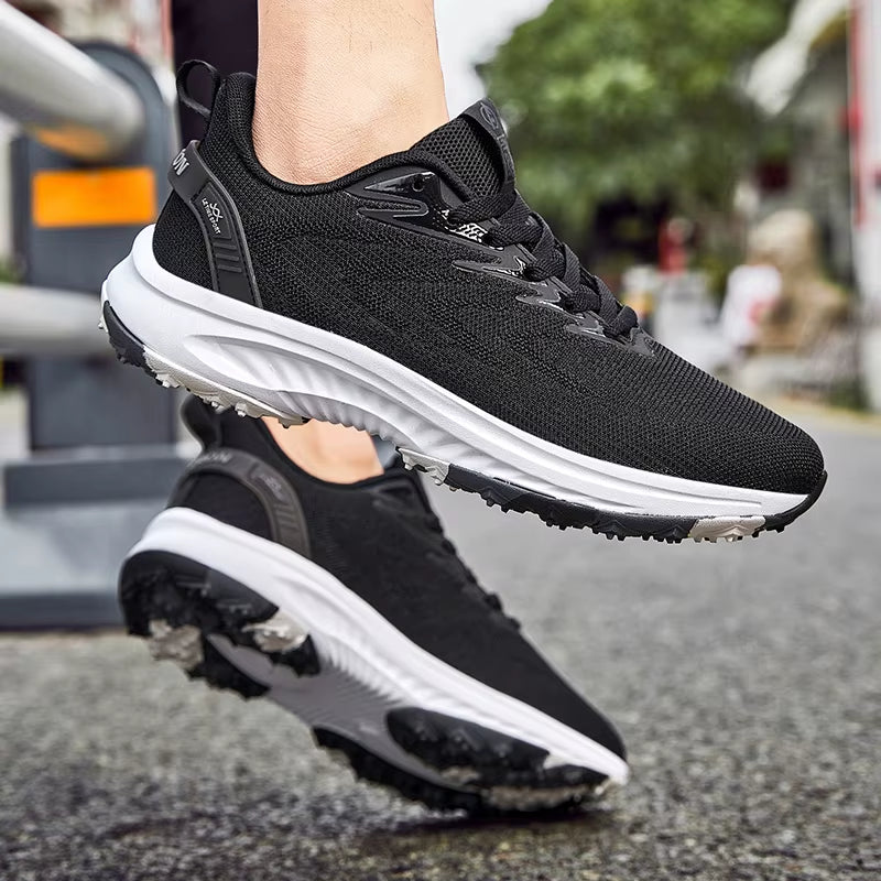 2023 Summer Men'S and Women'S Lightweight Luxury Golf Sports Shoes Outdoor Fitness Jogging Shoes Men'S anti Slip Sports Shoes