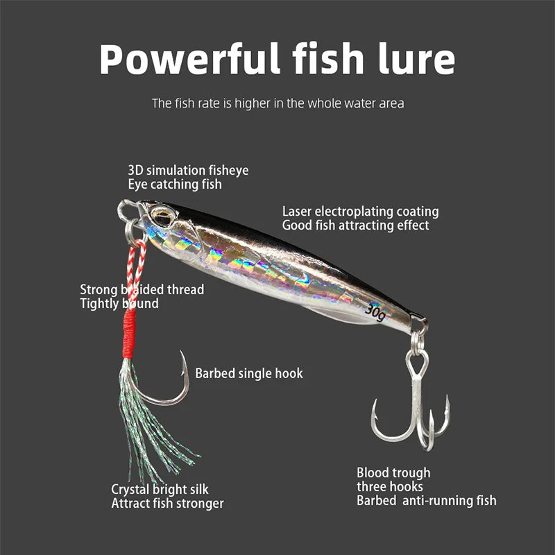 2021 Japen Metal Cast Jig Spoon 10/15/20/30/40/50G Shore Casting Jigging Fish Sea Bass Fishing Lure Artificial Bait Tackle