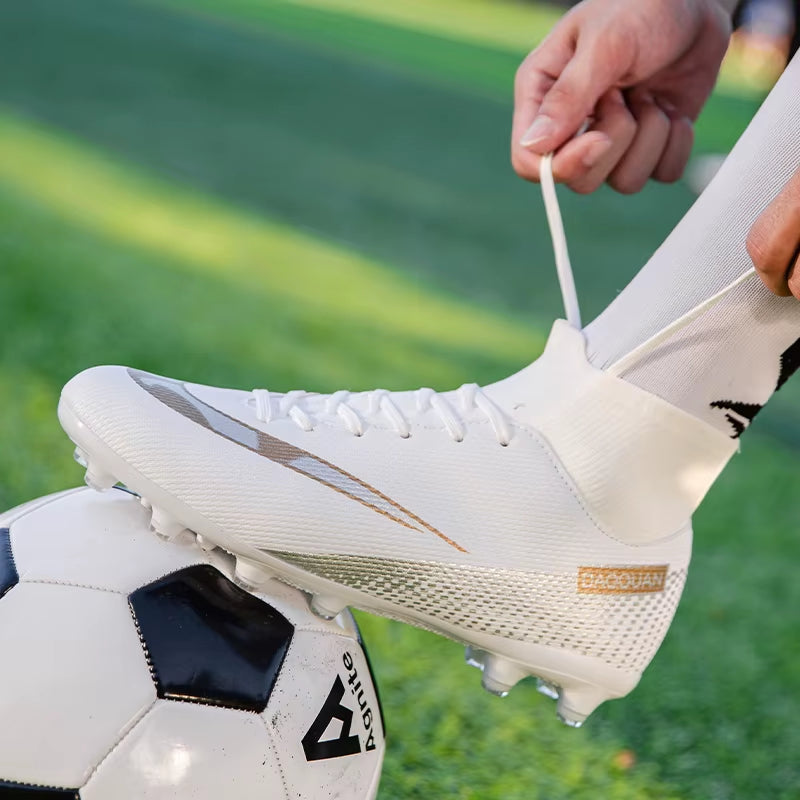 Size 35-45 Soccer Shoes AG/TF Football Boots Kids Boy Girl Ultralight Soccer Cleats Sneakers Botas De Futbol