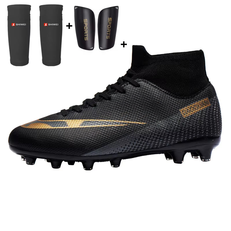 Size 35-45 Soccer Shoes AG/TF Football Boots Kids Boy Girl Ultralight Soccer Cleats Sneakers Botas De Futbol