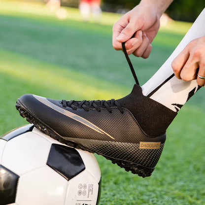 Size 35-45 Soccer Shoes AG/TF Football Boots Kids Boy Girl Ultralight Soccer Cleats Sneakers Botas De Futbol